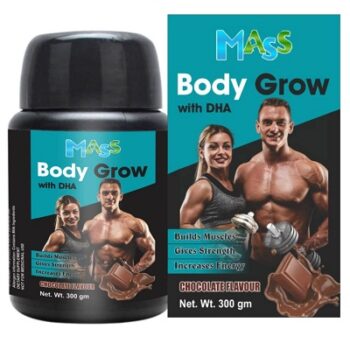 Mass Ayurvedic Body Grow Powder Managing Muscle health,unique revitalizing for men/women Support Improve physical performance and relieve fatigue 300 GM