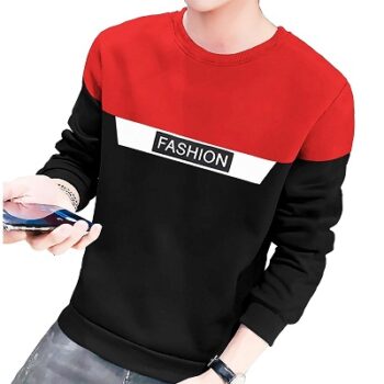 BLIVE Men Color Block Round Neck T-Shirt