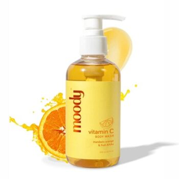 Moody Vitamin C Body Wash With Fruit AHA's & Grapefruit For Brighter &Cleansed Skin