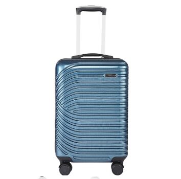 Nasher Miles Jaisalmer Hard-Sided Polycarbonate Cabin Titanium Blue 20 inch |55cm Trolley Bag