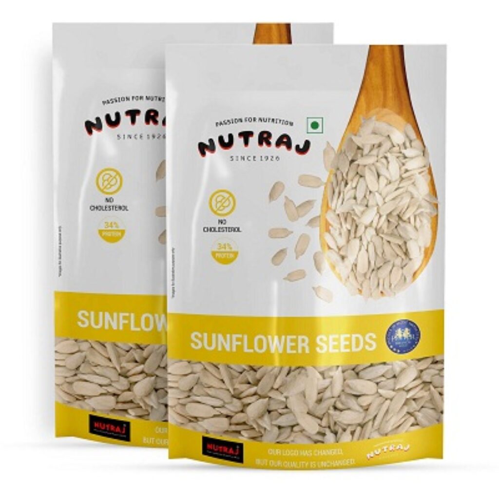 Nutraj Sunflower Seeds 400g (2x200g) Raw Seeds for Eating