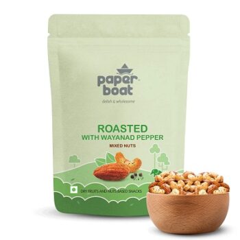 Paper Boat Roasted Mixed Nuts with Wayanad Pepper, Premium Dry Fruit Mix