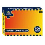 Webby Gradient Orange-Yellow Jigsaw Puzzle, 500 Pieces