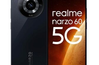 realme narzo 60 5G (Cosmic Black,8GB+128GB) | 90Hz Super AMOLED Display | Ultra Sharp 64 MP Camera