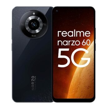 realme narzo 60 5G (Cosmic Black,8GB+128GB) | 90Hz Super AMOLED Display | Ultra Sharp 64 MP Camera