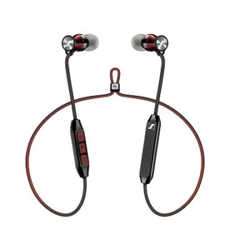 (Renewed) Sennheiser Momentum Free Special Edition Wireless Headphone with Mic (Black/ Red)