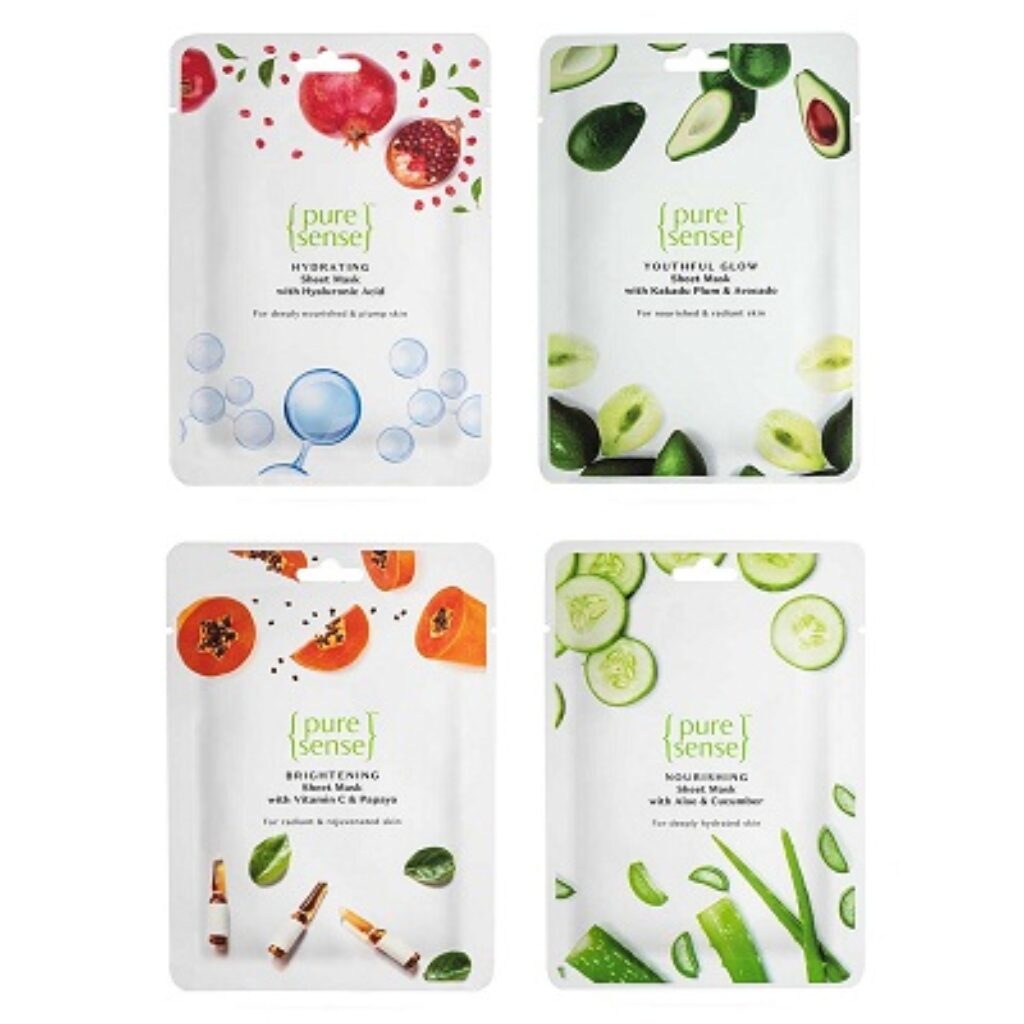 PureSense Sheet Mask Combo of 4