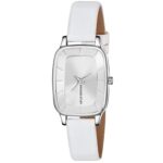 SWADESI STUFF Analog Silver Dial Leather Strap Watch for Women & Girls