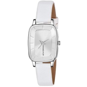 SWADESI STUFF Analog Silver Dial Leather Strap Watch for Women & Girls
