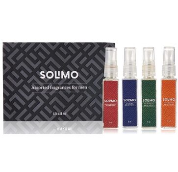 Amazon Brand - Solimo Assorted Perfume Gift Set for Men, Eau De Parfum, 4 x 8 ml