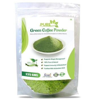 Soulager Pure Green Coffee Beans Powder,225 Gm Unroasted Arabica