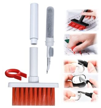 Sounce Cleaning Soft Brush Keyboard Cleaner 5-in-1 Multi-Function Computer Cleaning Tools Kit