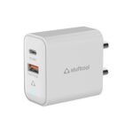 Stuffcool Flow25 Dual Port 25W PPS PD Type C Port with 18W QC3.0 Type A Port Made in India Wall Charger
