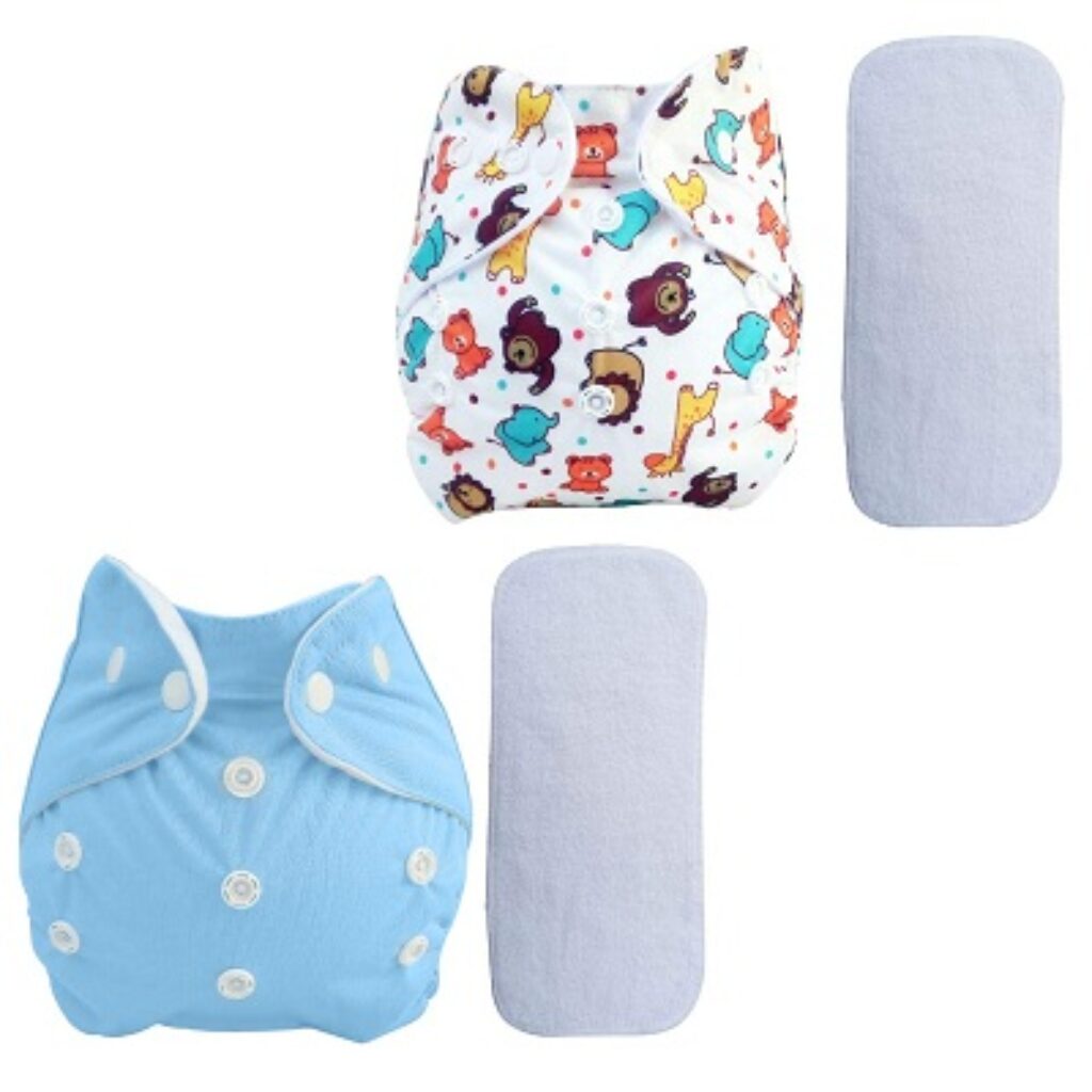 Sunbaby "TicklyBottom" Reusable Washable Waterproof Baby Cloth Diaper +1 Dryfeel highly absorbent Insert