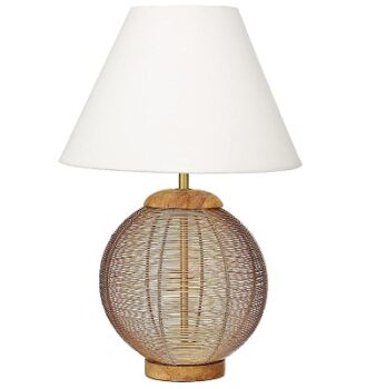 Amazon Brand - Stone & Beam Casares Spherical Table Lamp