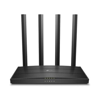 TP-Link AC1200 Mbps Archer A6 Smart WiFi, 5GHz Gigabit Dual Band MU-MIMO Wireless Internet Router, Long Range Coverage by 4 Antennas, Qualcomm Chipset