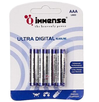 Immense AAA Ultra Digital Alkaline Battery Pack of - 24