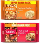 Unibic Cashew and Fruit n Nut Cookies Combo, 500g x 2