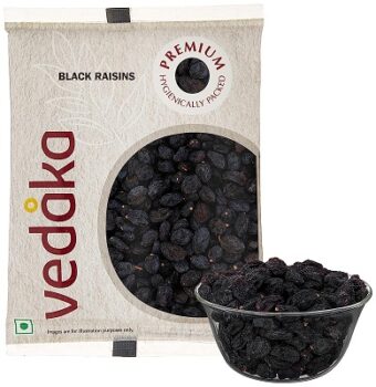 Vedaka Premium fresh Black Raisins, 200gm