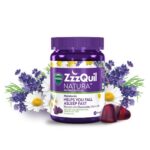 Vicks ZzzQuil Natura, Non-Addictive Melatonin Sleep Gummy, Fall Asleep Fast & Wake Up Regenerated, No Next-Day Drowsiness 24s Pack