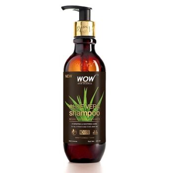 WOW Skin Science Aloe Vera Shampoo For Hydration and Soothing Scalp
