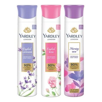 Yardley London Refreshing Deo Body Spray Tripack