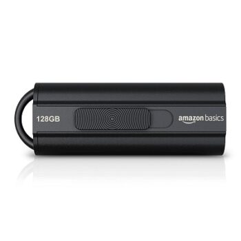 Amazon Basics 128GB Ultra Fast USB 3.1 Flash Drive 1 Pack