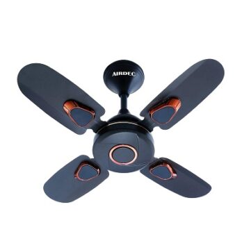 Airdec Florence 600 mm Ultra High Speed Anti dust 4 Blade Ceiling Fan (Pack of 1) (Smoke Brown)