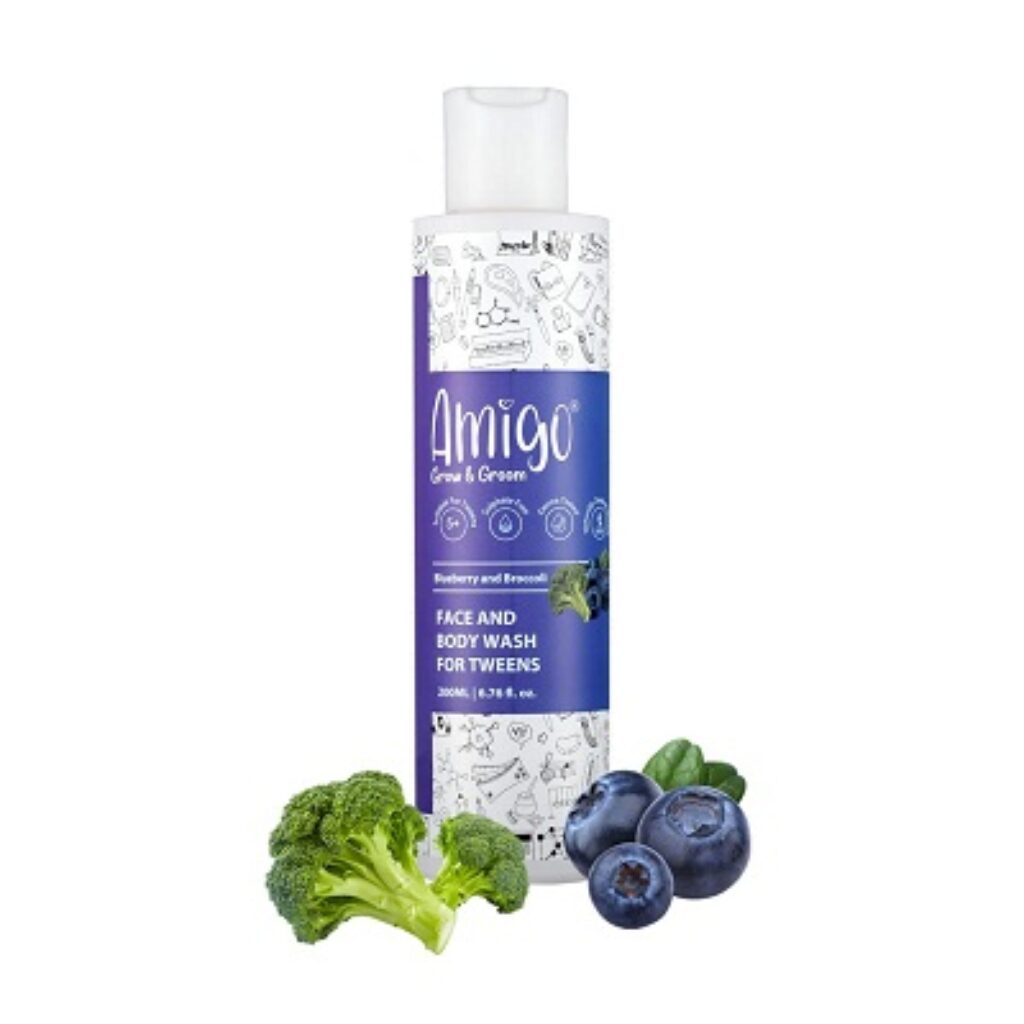 Amigo 2 in 1 Nourishing Face & Body Wash for 5-12 Yrs. Tweens