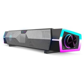 Ant Esports GS370SB Gaming Computer Speakers for PC Desktop Monitor