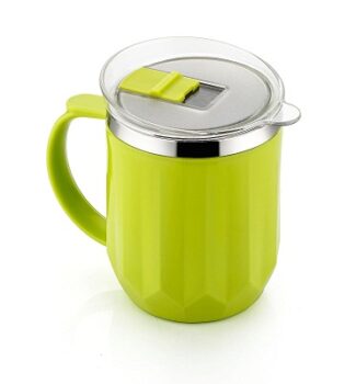 Attro Wonder Cup Vaccum Insulated Cup Comes with Styling Lid & Stylish Handle Perfect for Hot Tea