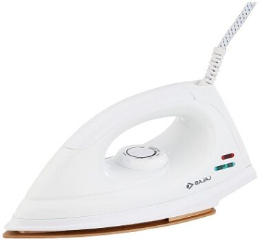 Bajaj DX-7 1000W Dry Iron with Advance Soleplate and Anti-bacterial German Coating Technology