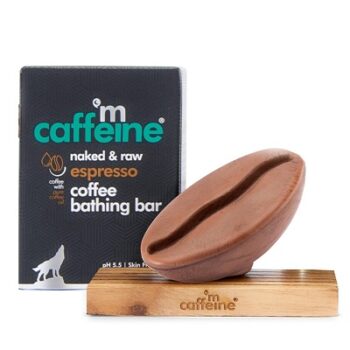 mCaffeine Espresso Bathing Bar for Deep Cleansing and Tan Removal