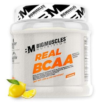 Bigmuscles Nutrition Real BCAA [50 Servings, Lemony]