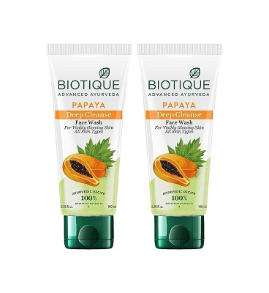 Biotique Papaya Deep Cleanse Face Wash