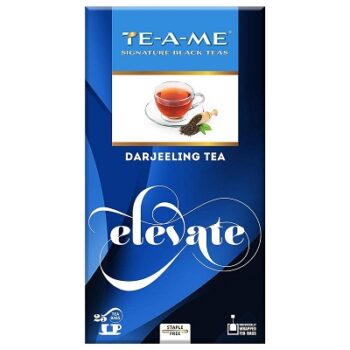 TE-A-ME Elevate Darjeeling Black Tea, 25 Tea Bags