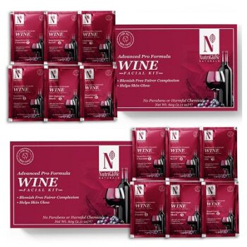 NutriGlow NATURAL'S Advanced Pro Formula Wine Facial Kit