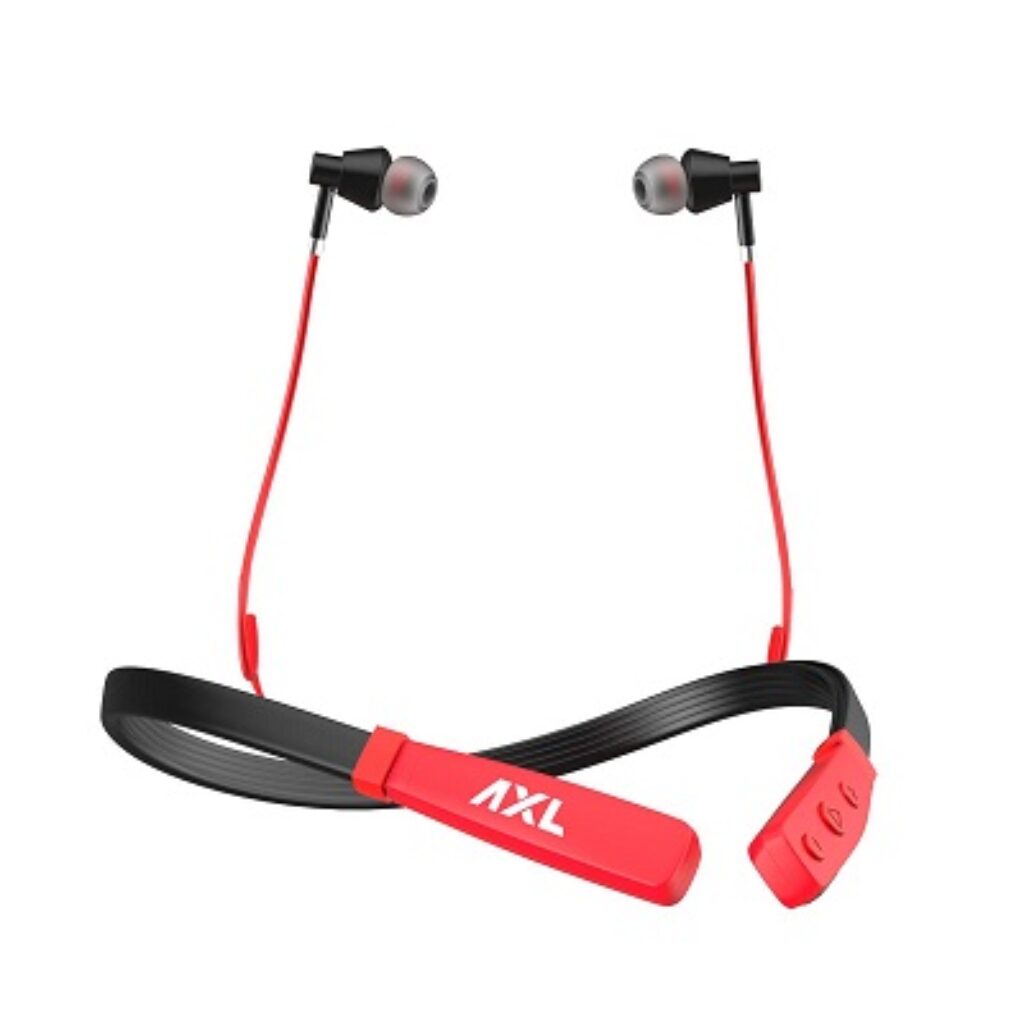 AXL ABN07 Bluetooth Wireless In ear Earphone with Upto 22 Hour Playtime, Adjustable Clip