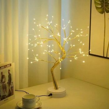 Byncceh 108LED Firefly Tree Lights -DIY Artificial Bonsai Tree Lights