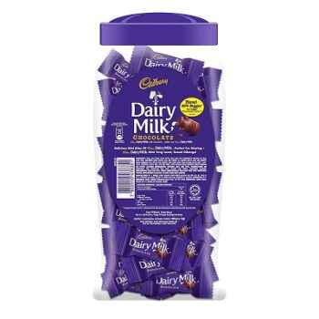 Cadbury, Dairy Milk Chocolates Jar 100 Pcs, 450 gram