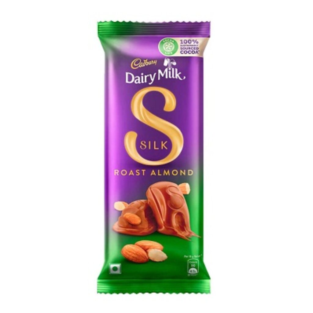 Cadbury Silk Roast Almond Chocolate Bar, 143 g