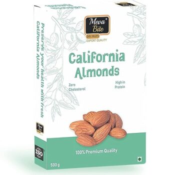 MevaBite 100% Pure & Organic Whole California Almonds
