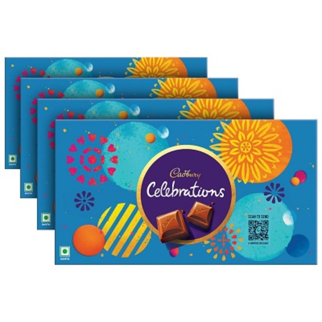 Cadbury Celebrations Chocolate Gift Pack, 130.9 g (Pack of 4)