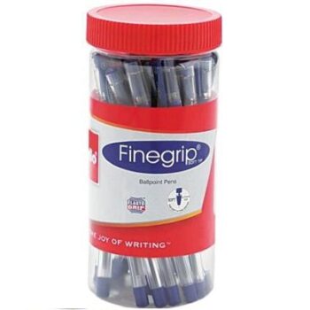 Cello Finegrip Ball Pen | Blue Ball Pens | Jar of 25 Units