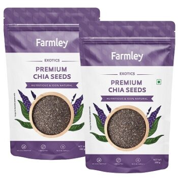Farmley Premium Chia Seeds for Eating 400g