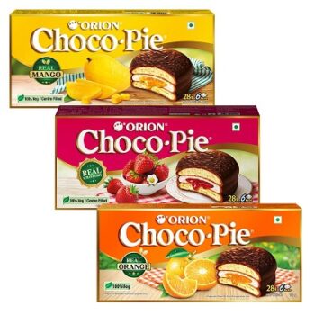 Orion Fruity Chocopie combo (Pack of 3)