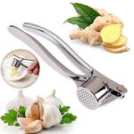 E-COSMOS Garlic Crusher Presser Garlic Press Multi-Function Manual Portable