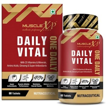 MuscleXP Daily Vital Multivitamin With 25 Vitamins & Minerals