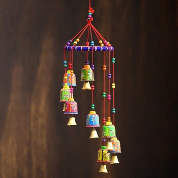 eCraftIndia handicrafted Decorative Wall/Door/Window Hanging Bells Wind Chimes