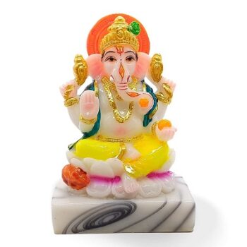 DivinEssence Ganesha idol for home decor | 5 x 3 x 2 inch